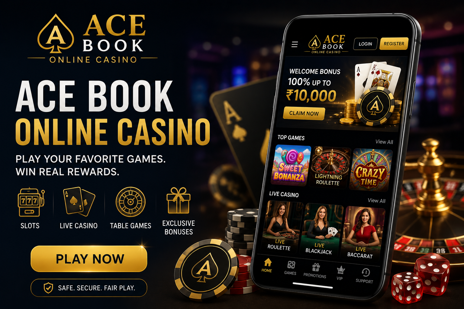 Ace Book Online Casino: How to Play, Win & Level Up Fast